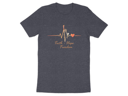Faith Hope Freedom Graphic T-Shirt trendy casual product type
