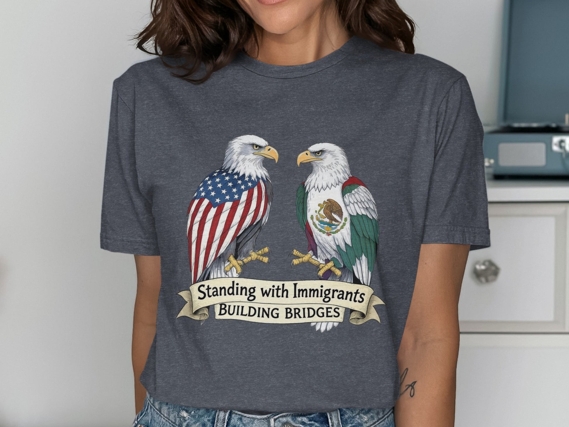 Standing With Immigrants Building Bridges T-shirt product