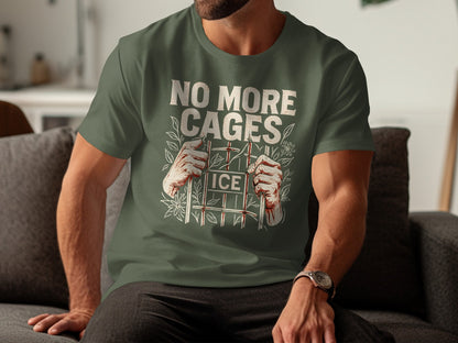 No More Cages ICE Print Graphic Tee Shirt product