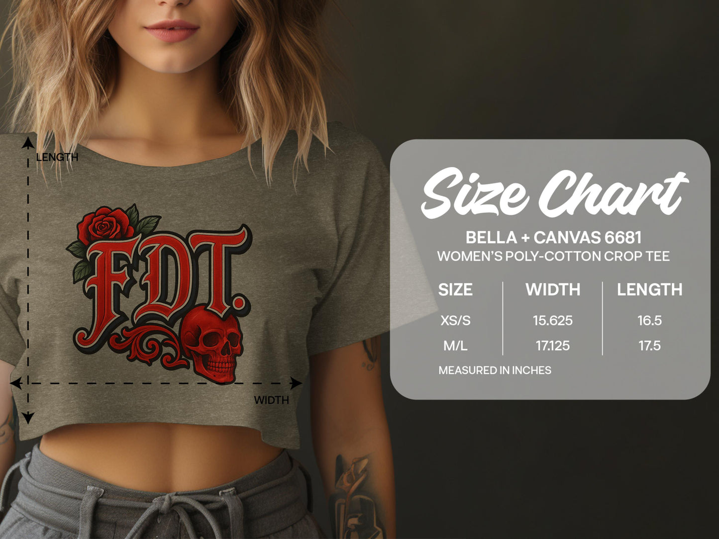 Graphic Bella Canvas Women's Crop Tee product