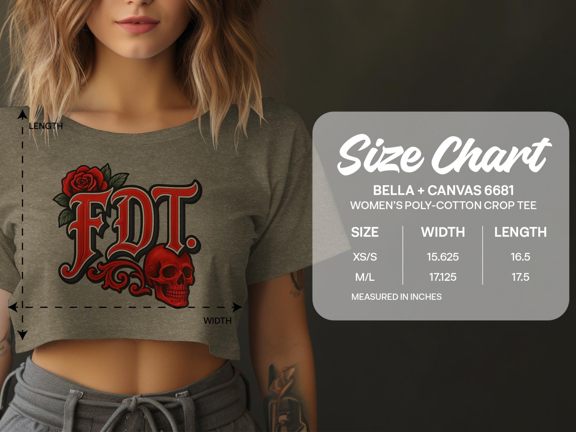 Graphic Bella Canvas Women's Crop Tee product