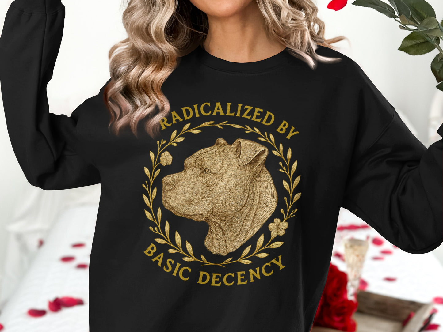 Radicalized By Basic Decency graphic product
