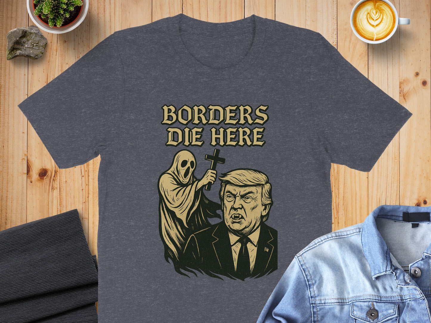 Borders Die Here Graphic T-Shirt product