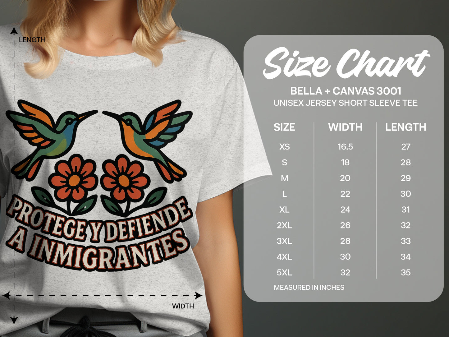 Protect and Defend Migrants Unisex Tee Shirt product type