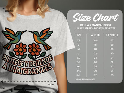 Protect and Defend Migrants Unisex Tee Shirt product type