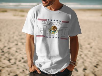Chinga Tu F T Shirt with Bold Graphic Design product type