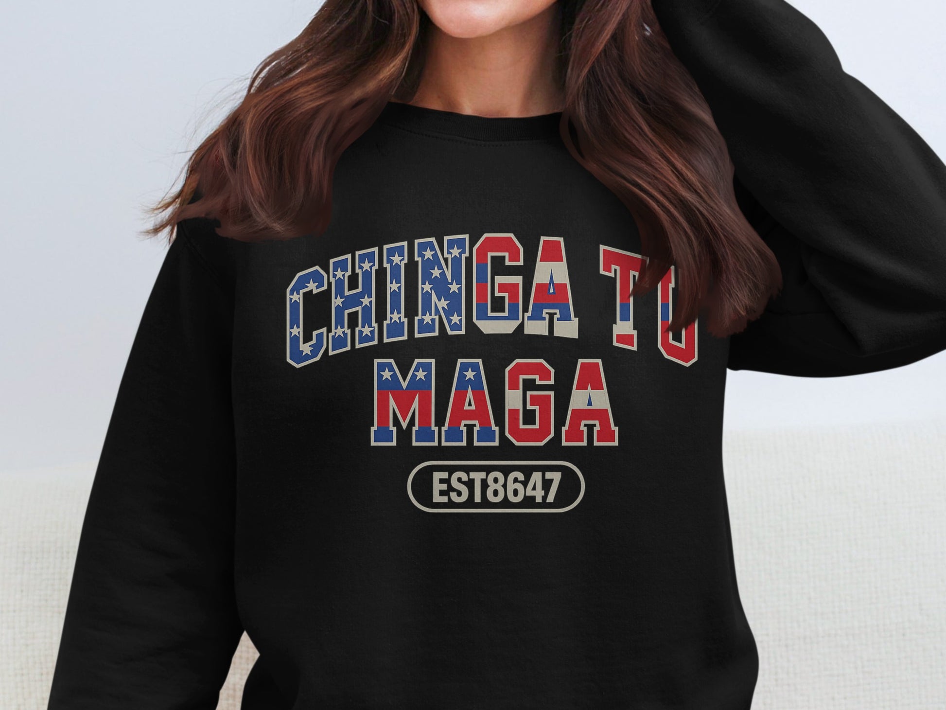 Chinga Tu Maga EST8647 Graphic Sweatshirt Product