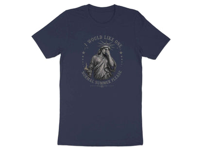 Normal Summer Please Distressed Liberty T-Shirt