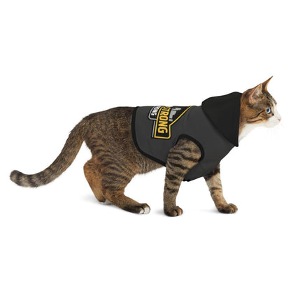 Cat Wearing Stylish Strong Hoodie Outfit for Pets