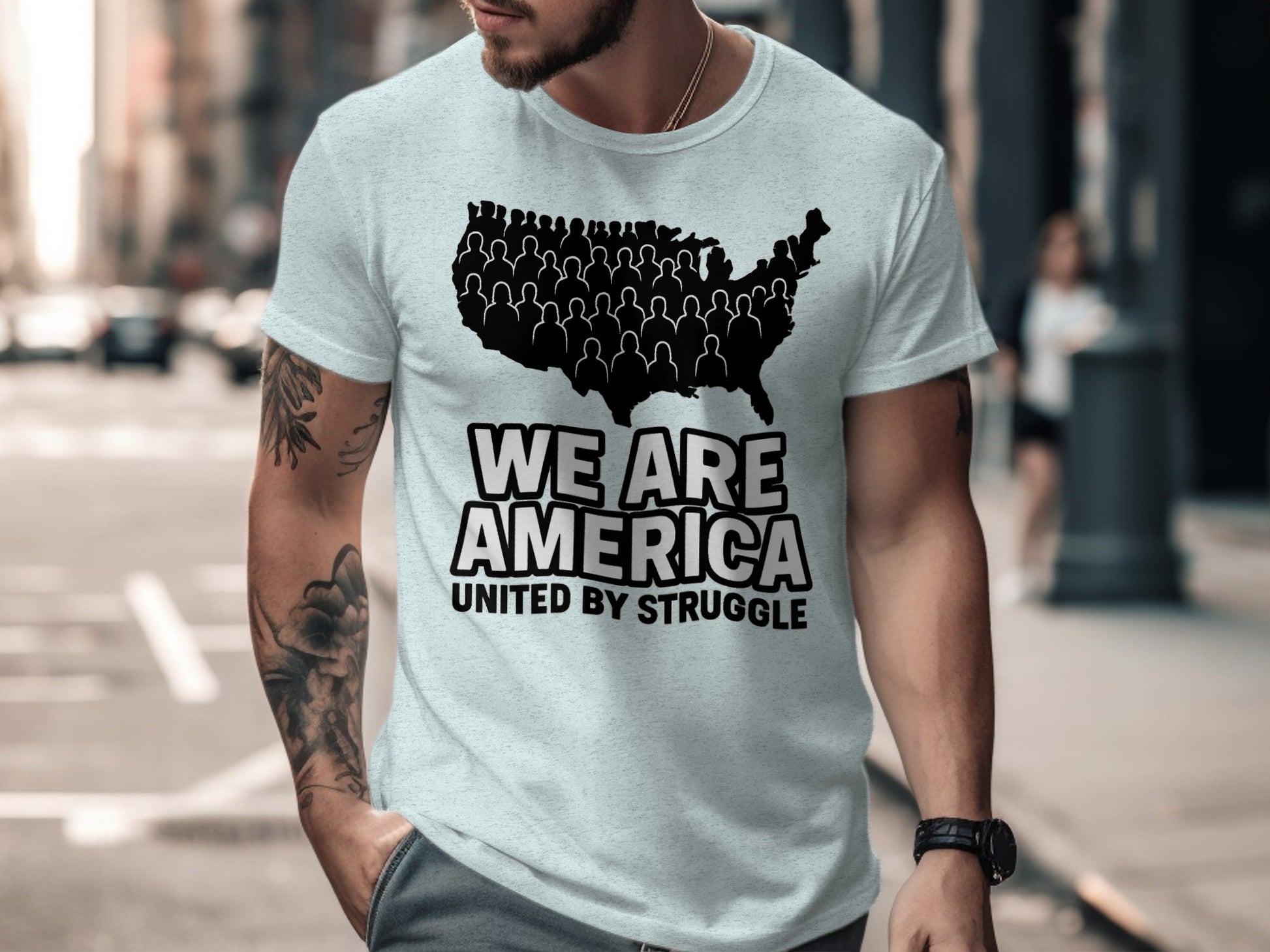 We Are America United By Struggle Graphic Tee product