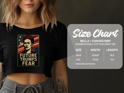 Future Trumps Fear Graphic Crop Tee product