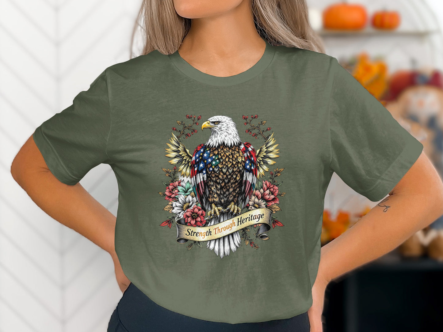 Strength Through Heritage Eagle Graphic Apparel