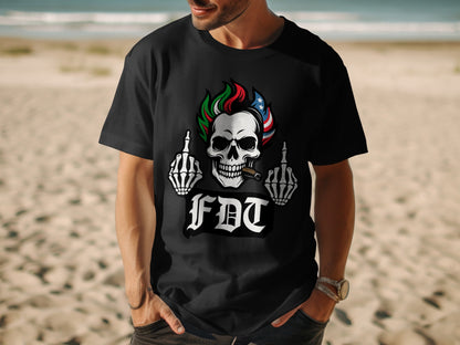Skull Graphic FDT Printed T-shirt product