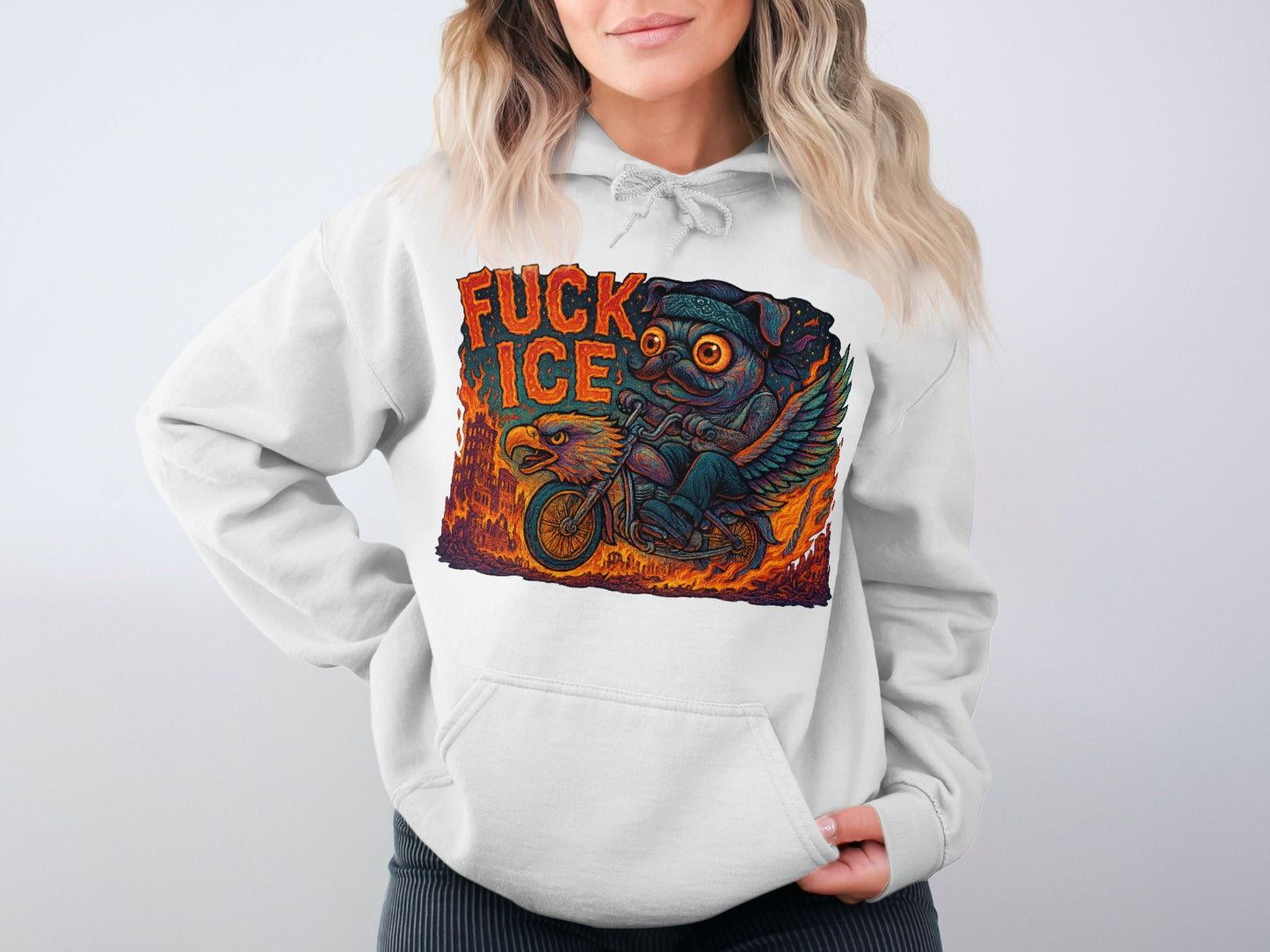 Artistic Monster Illustration Hoodie Sweatshirt product