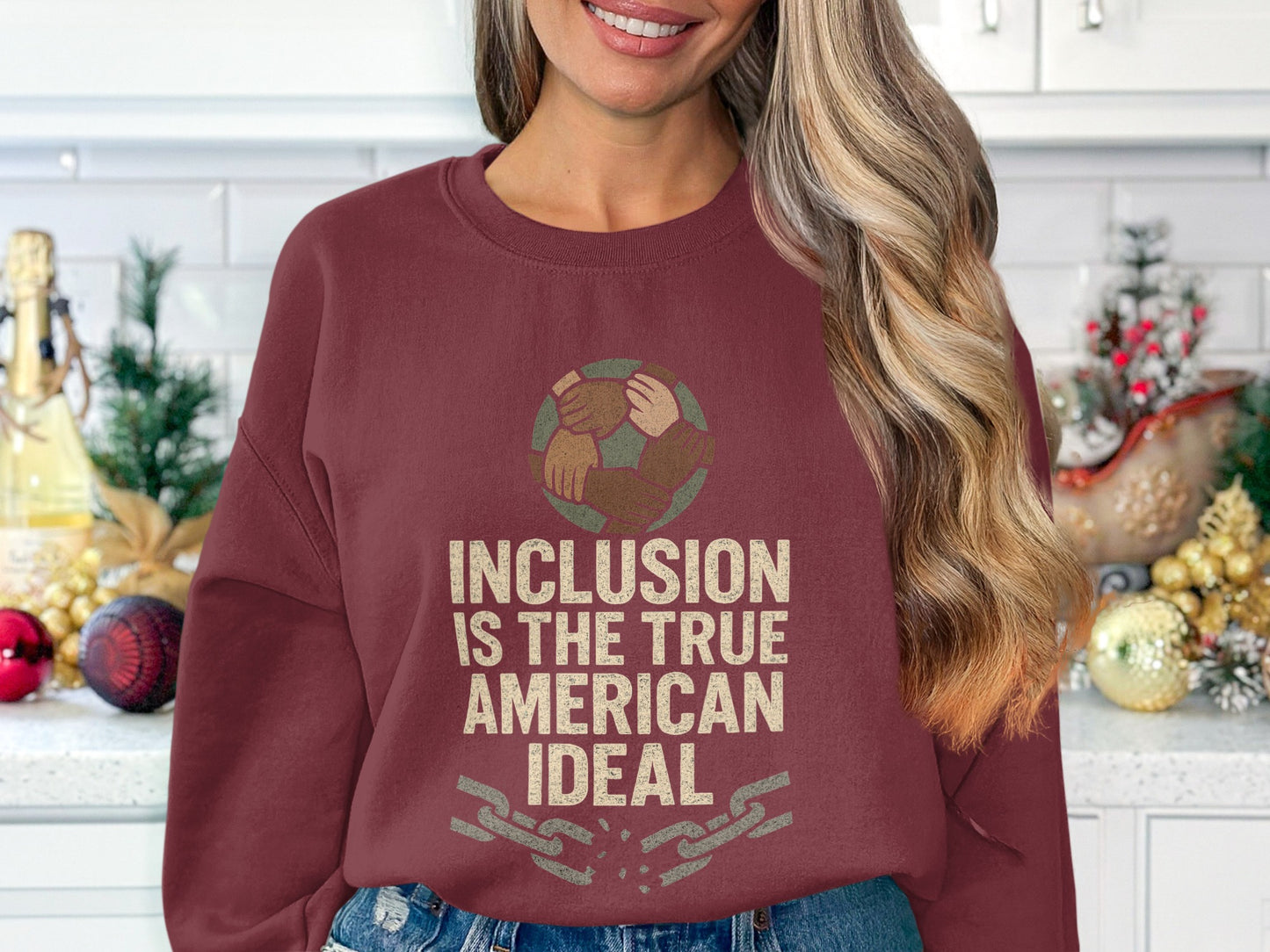 Inclusion Is The True American Ideal Sweatshirt product type