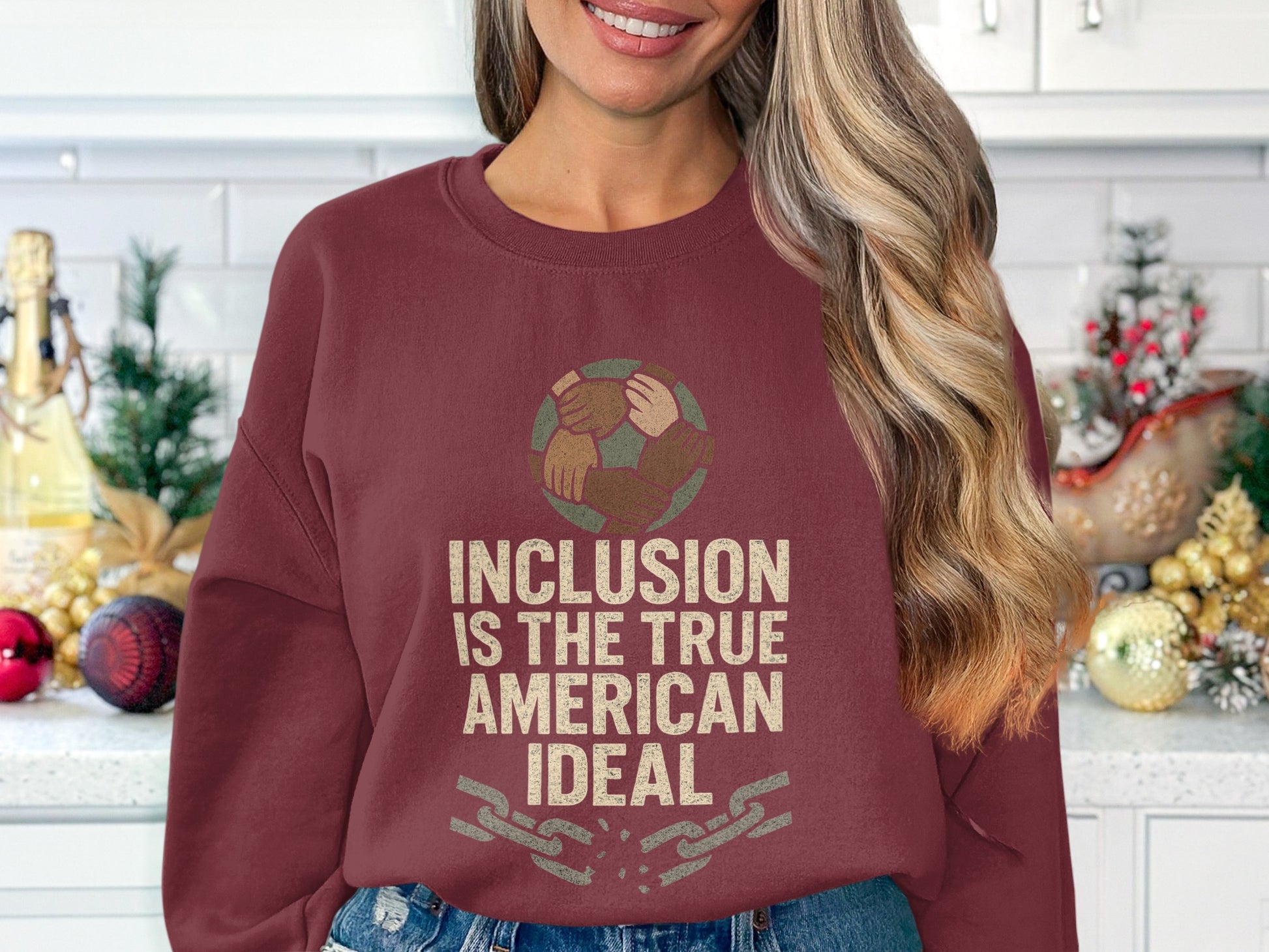 Inclusion Is The True American Ideal Sweatshirt product type