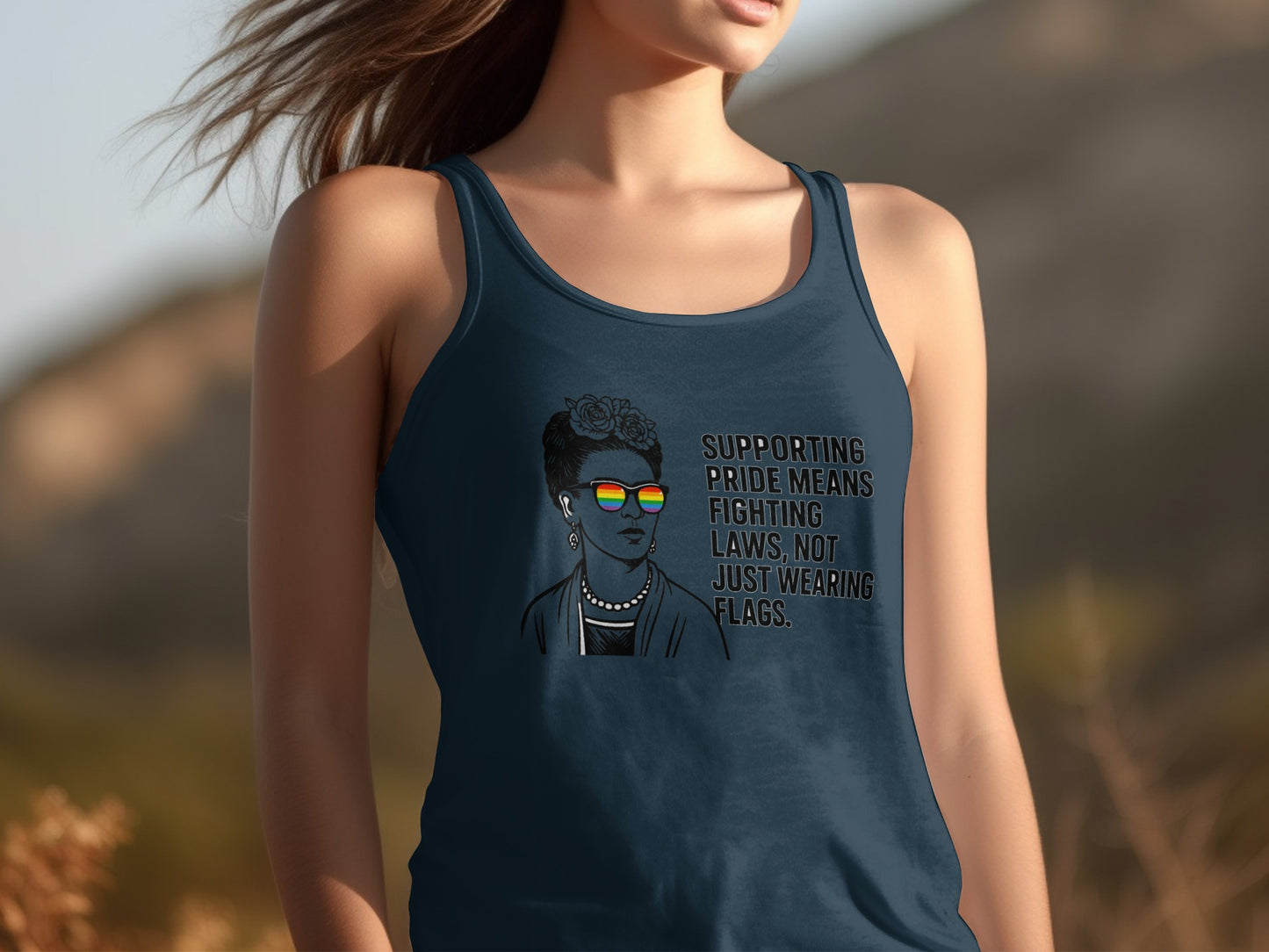 Supporting Pride Means Fighting Laws Tank Top