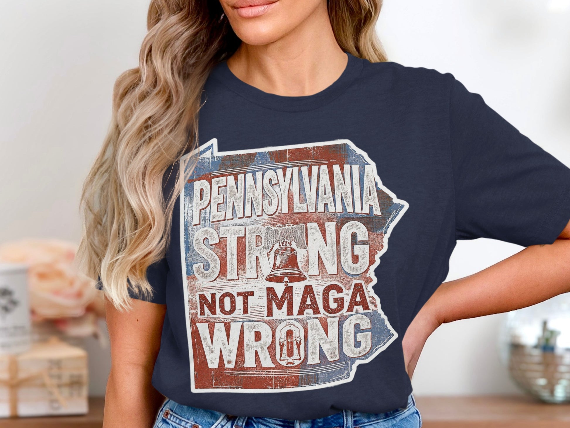 Pennsylvania Strong Not MAGA Wrong shirt product