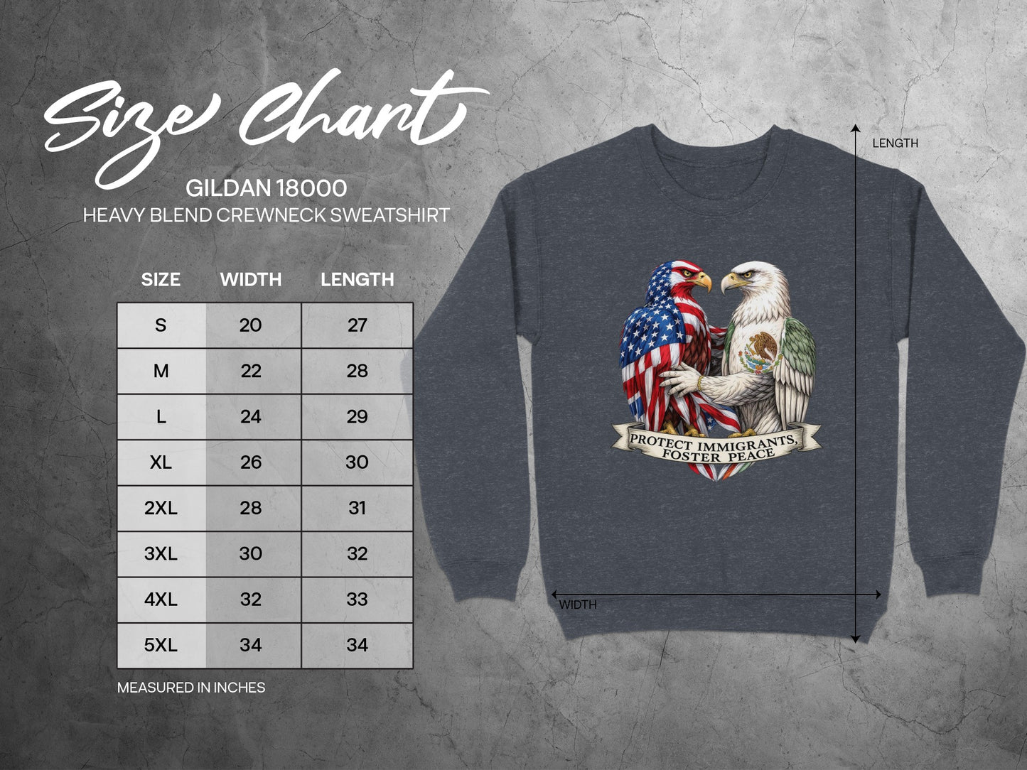 Protect Immigrants Foster Peace Sweatshirt product type
