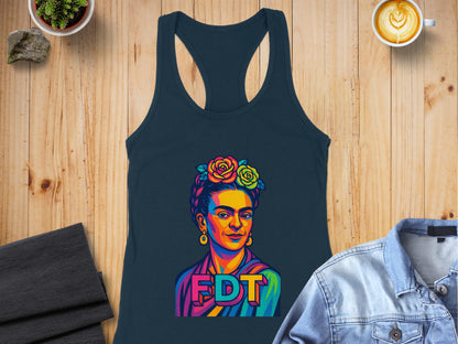 Colorful FDT Graphic Tank Top Vibrant Women Apparel product