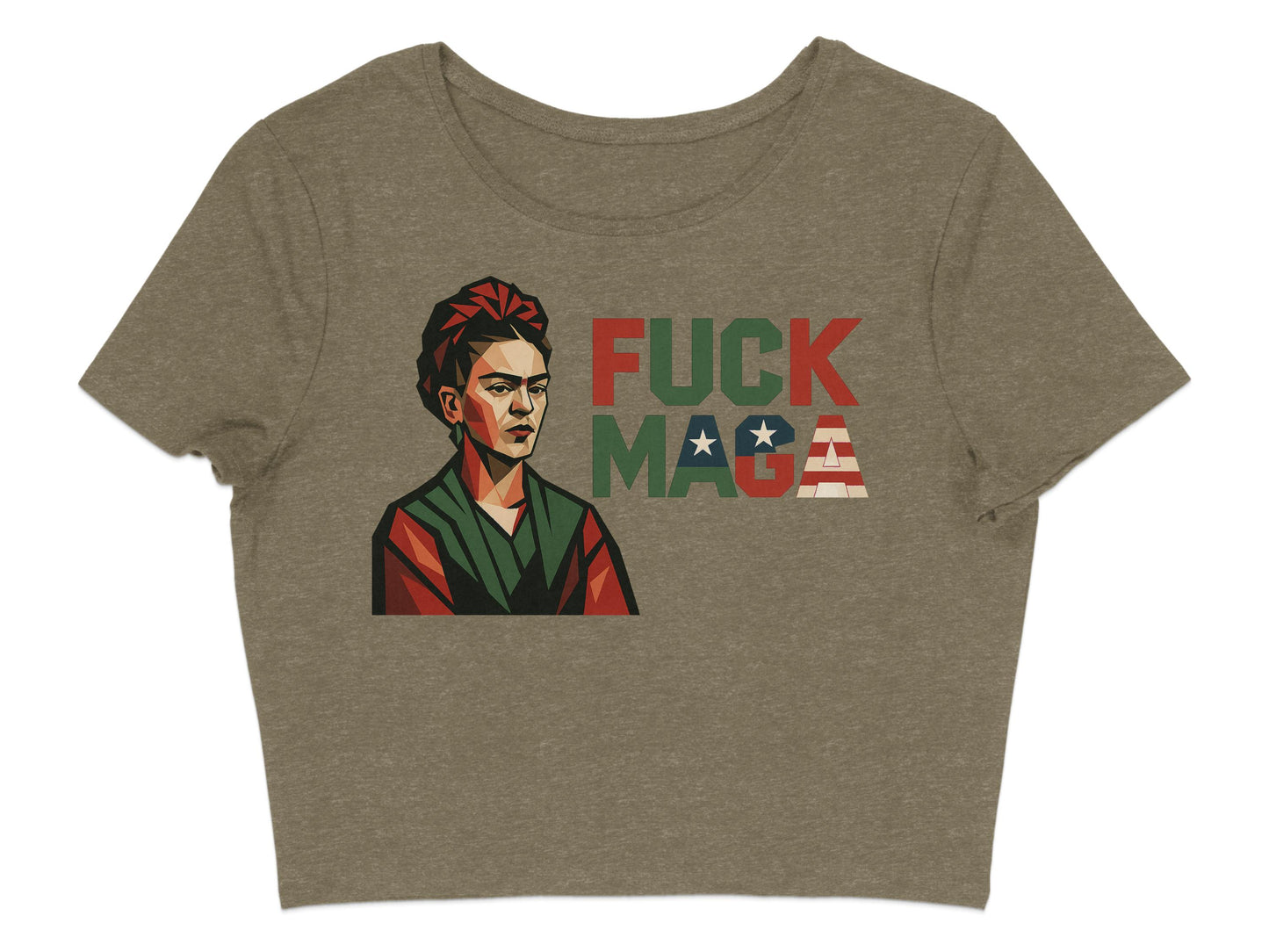 Fuck Maga Graphic Cropped T-shirt product
