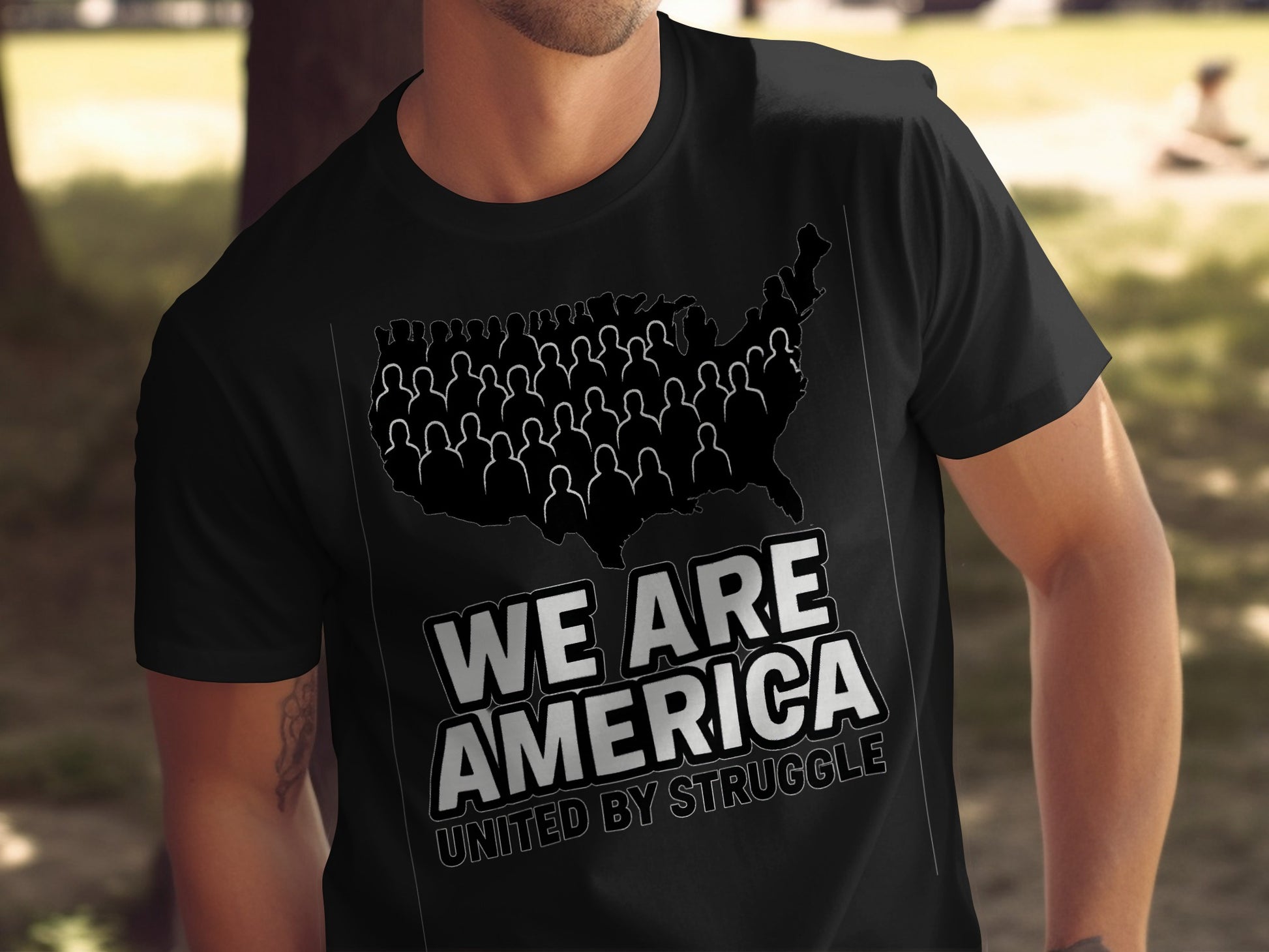 WE ARE AMERICA UNITED BY STRUGGLE T-Shirt product
