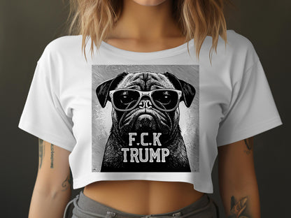F.CK TRUMP Graphic Design Cropped Top product