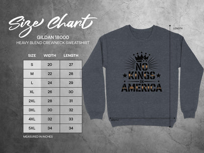 No Kings In America Crewneck Sweatshirt product
