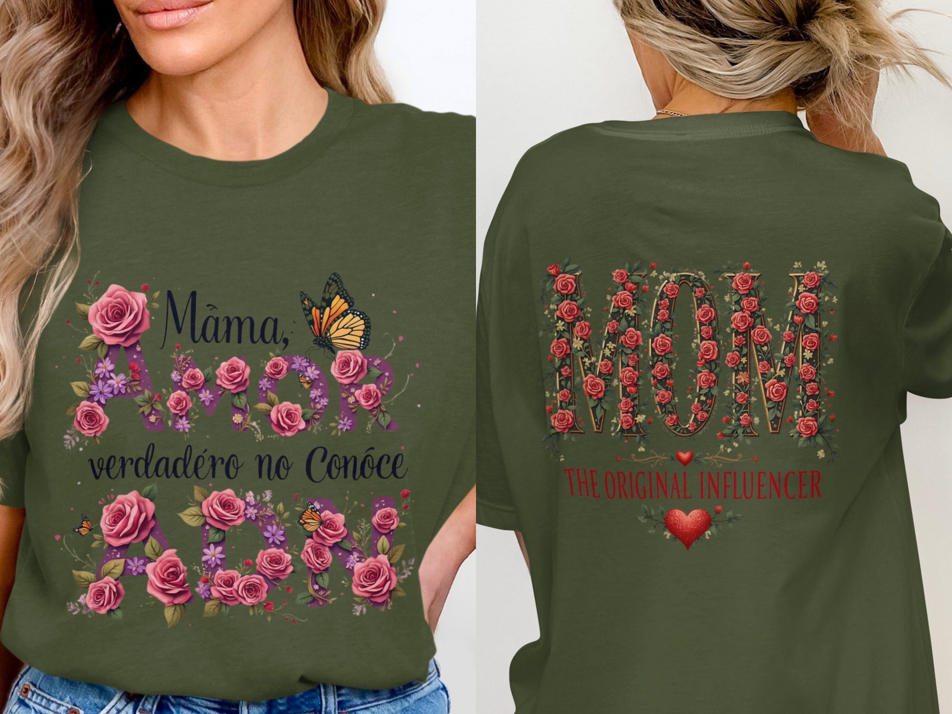 Floral Mom Original Influencer Graphic T-Shirt product type