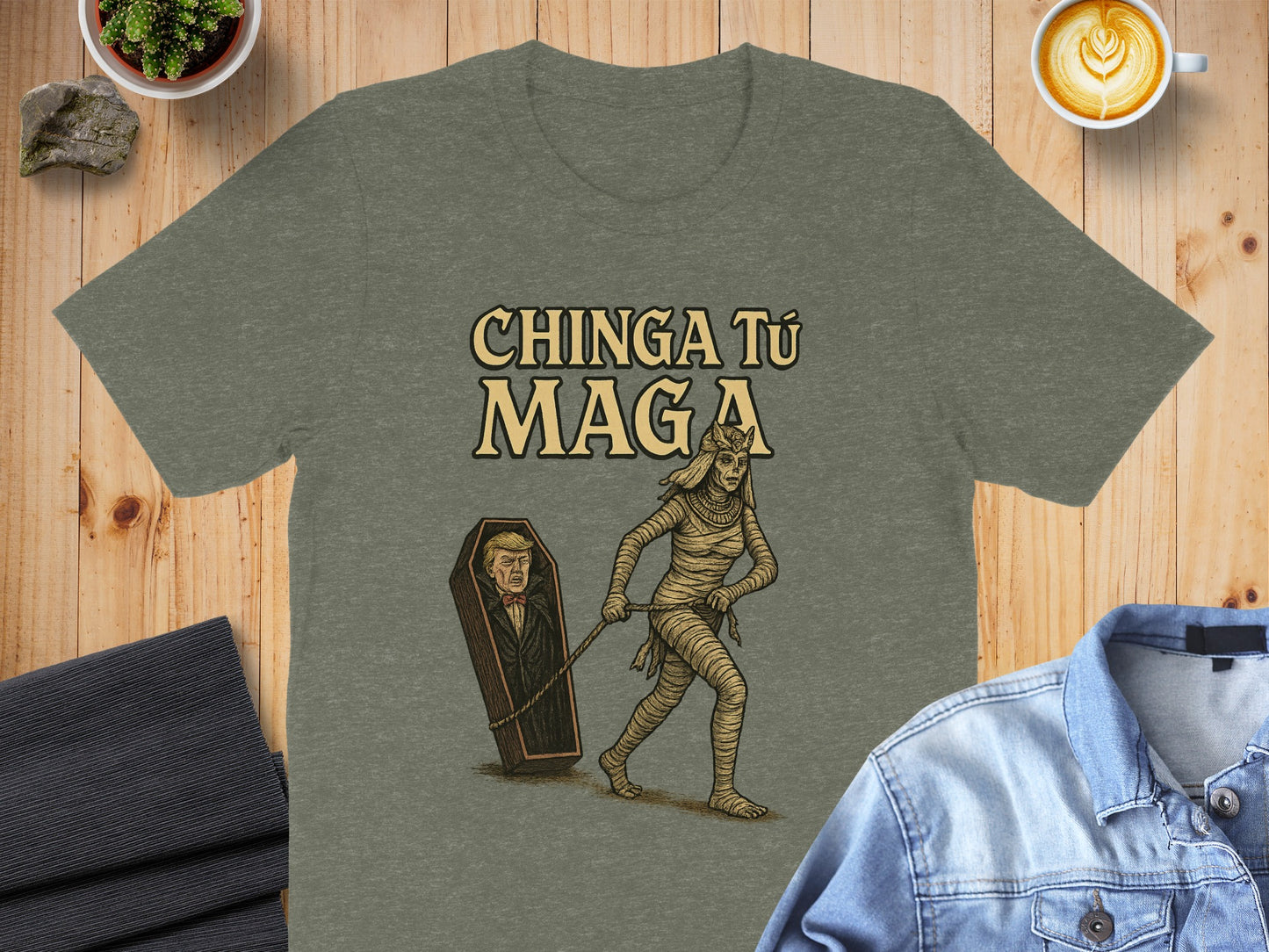 Chinga Tu Maga Funny Graphic T-shirt product