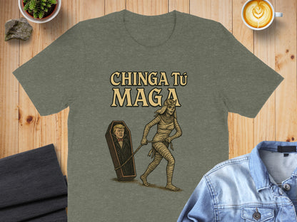 Chinga Tu Maga Funny Graphic T-shirt product