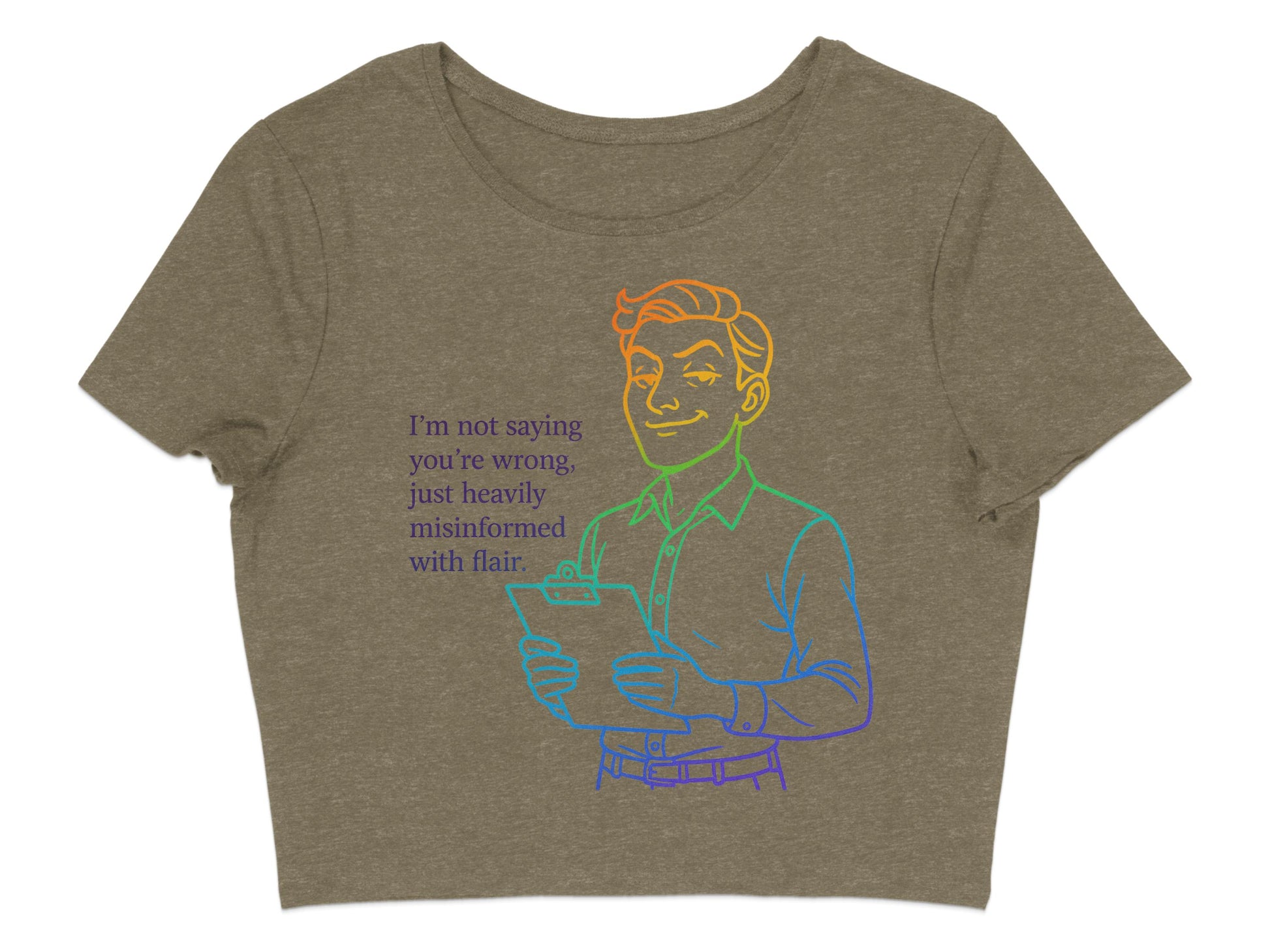 Heavily Misinformed With Flair Funny Graphic Tee product