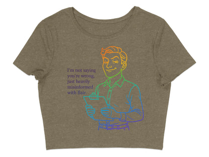 Heavily Misinformed With Flair Funny Graphic Tee product
