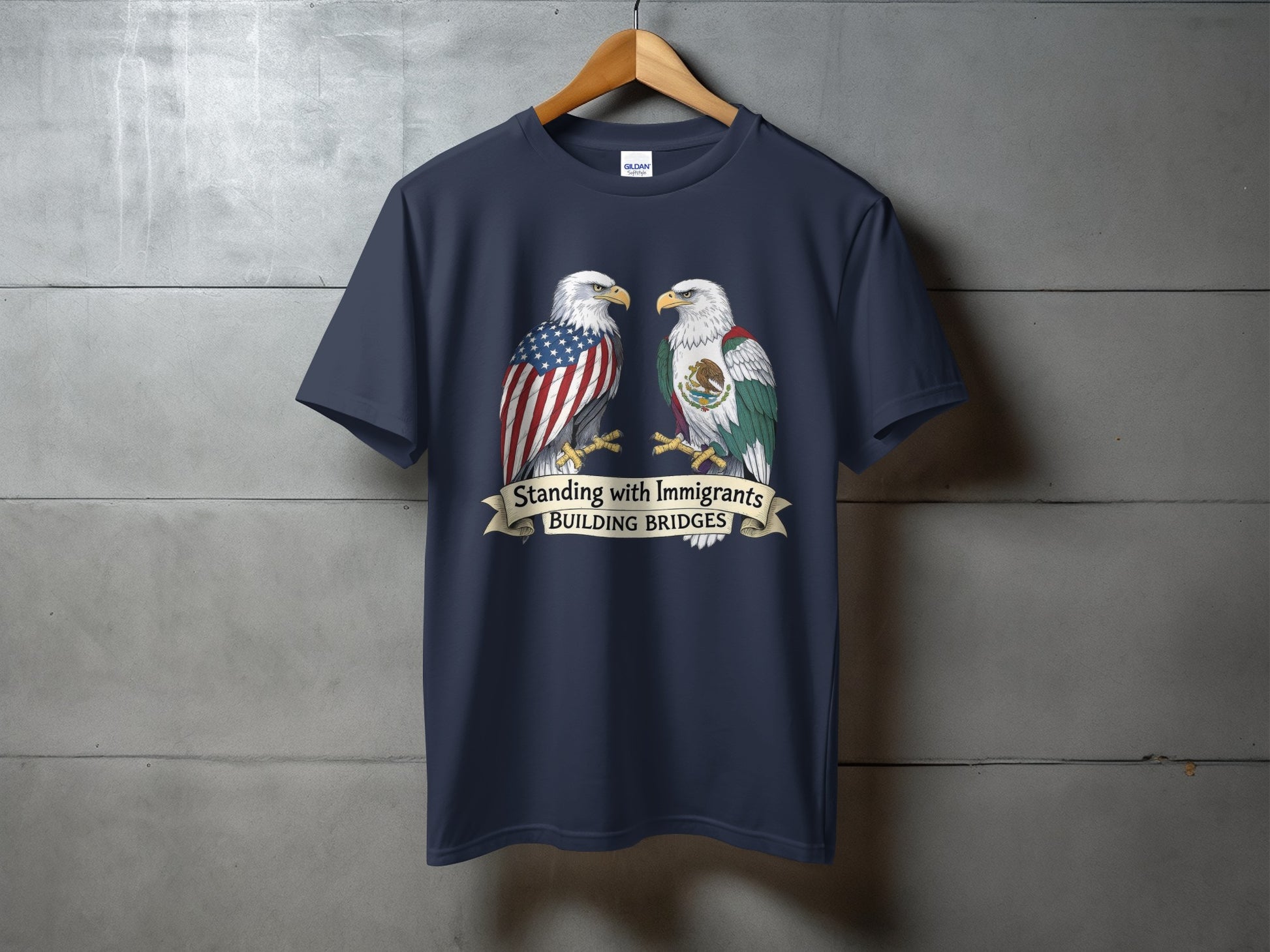 Standing with Immigrants Building Bridges shirt product