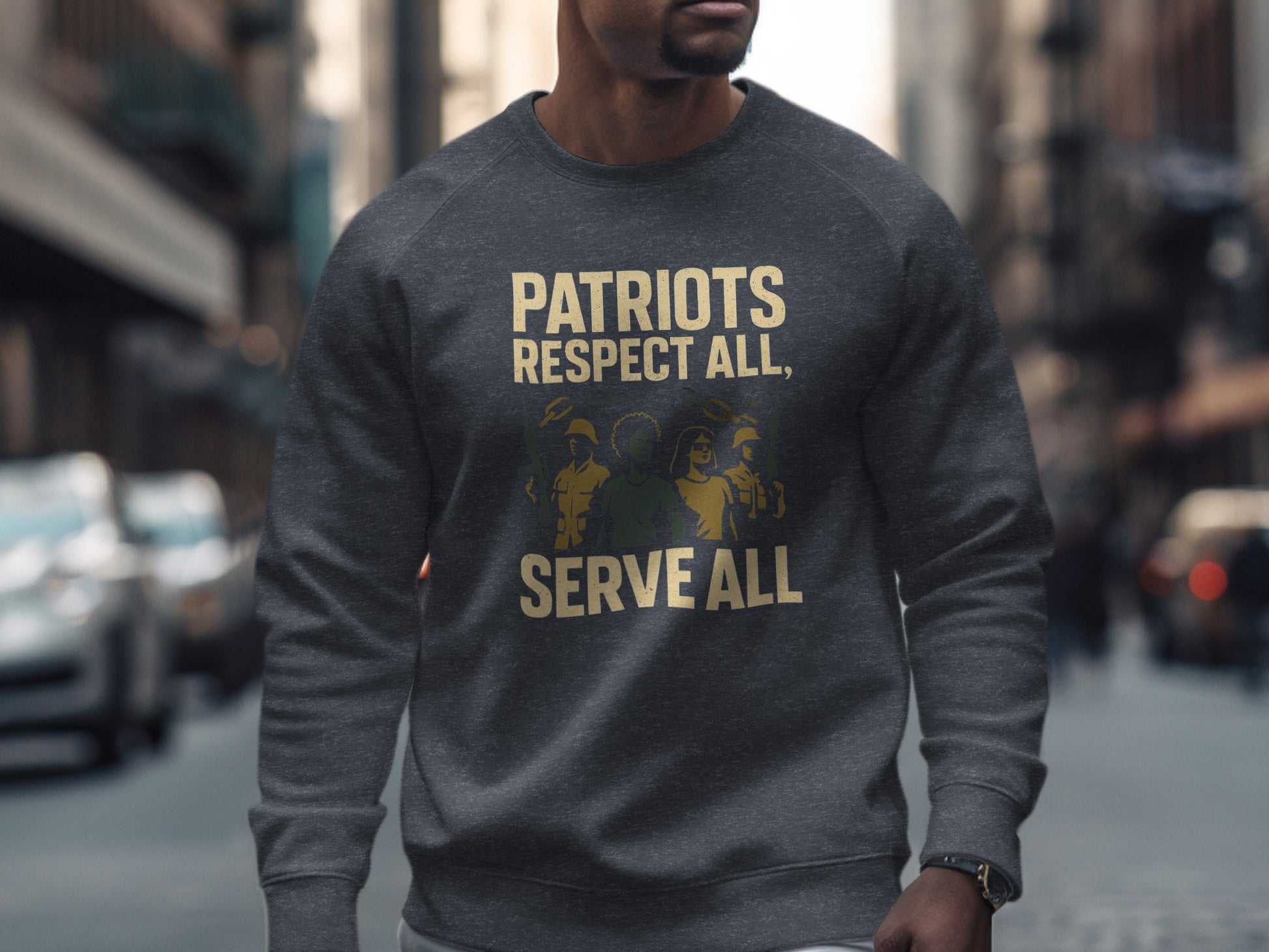 Patriots Respect All Serve All Sweatshirt product