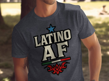 Latino AF Star Flame Graphic T-Shirt product