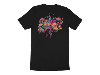 Colorful decorative design F!@k ICE T-shirt
