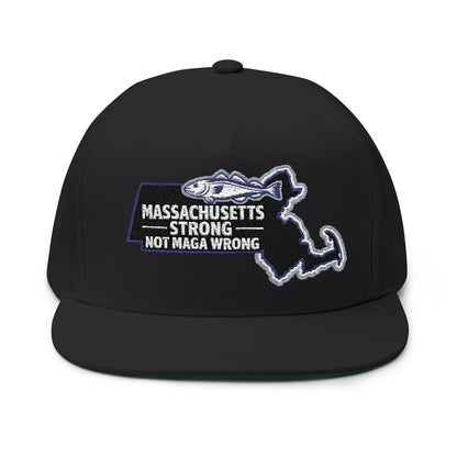 Massachusetts Strong Not MAGA Wrong Hat