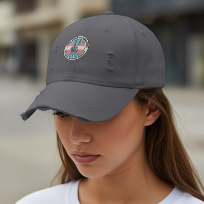 Vintage Distressed Aviation Patch Baseball Cap product