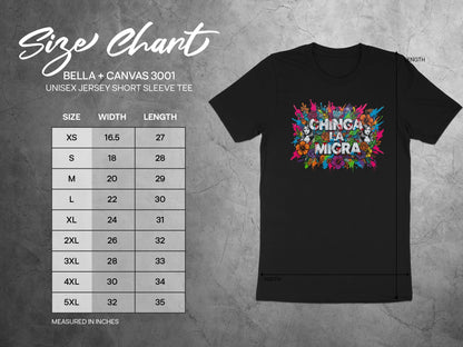 Chinga La Migra Colorful Graphic Short Sleeve Tee