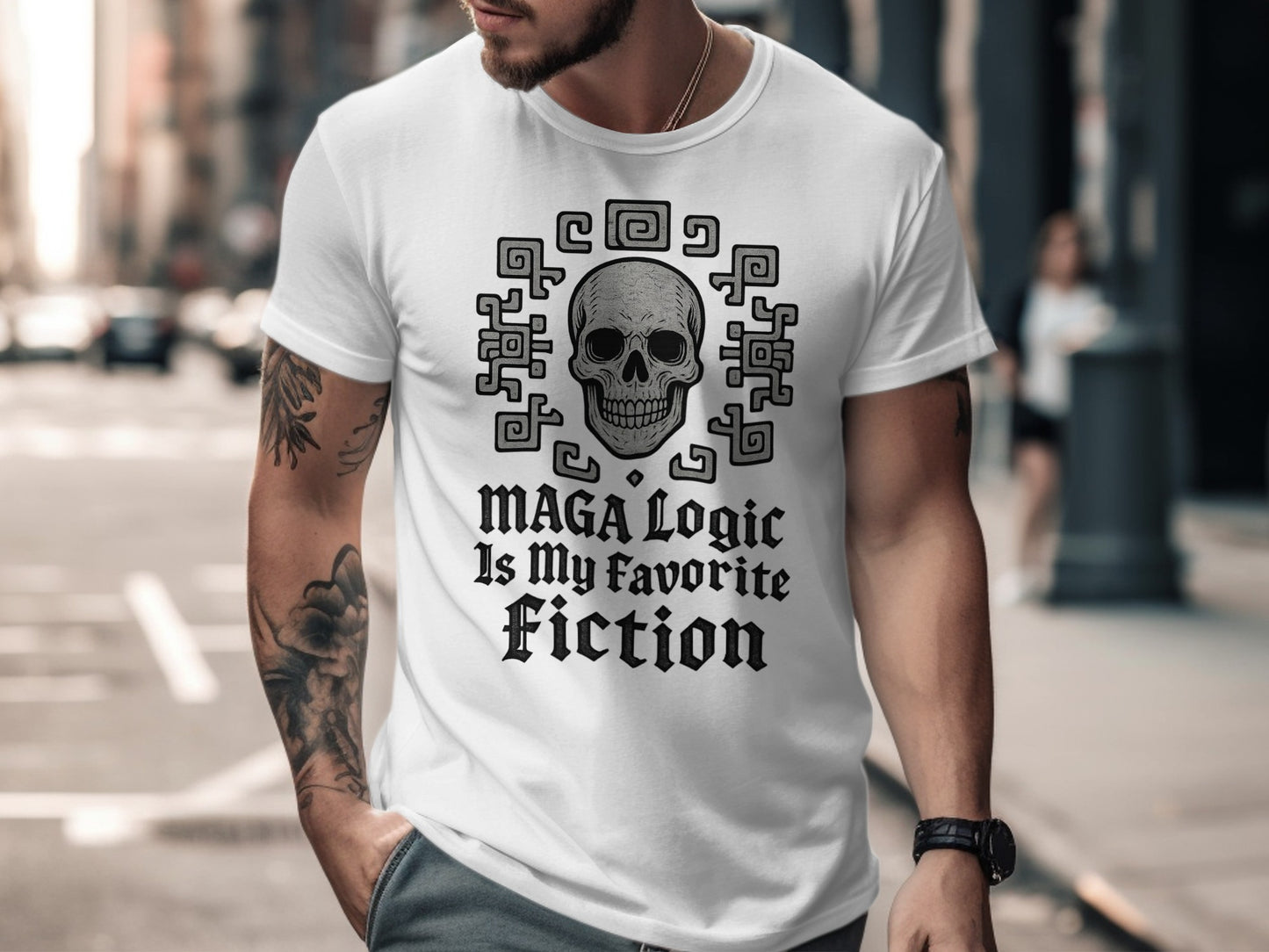 MAGA Logic Is My Favorite Fiction t-shirt