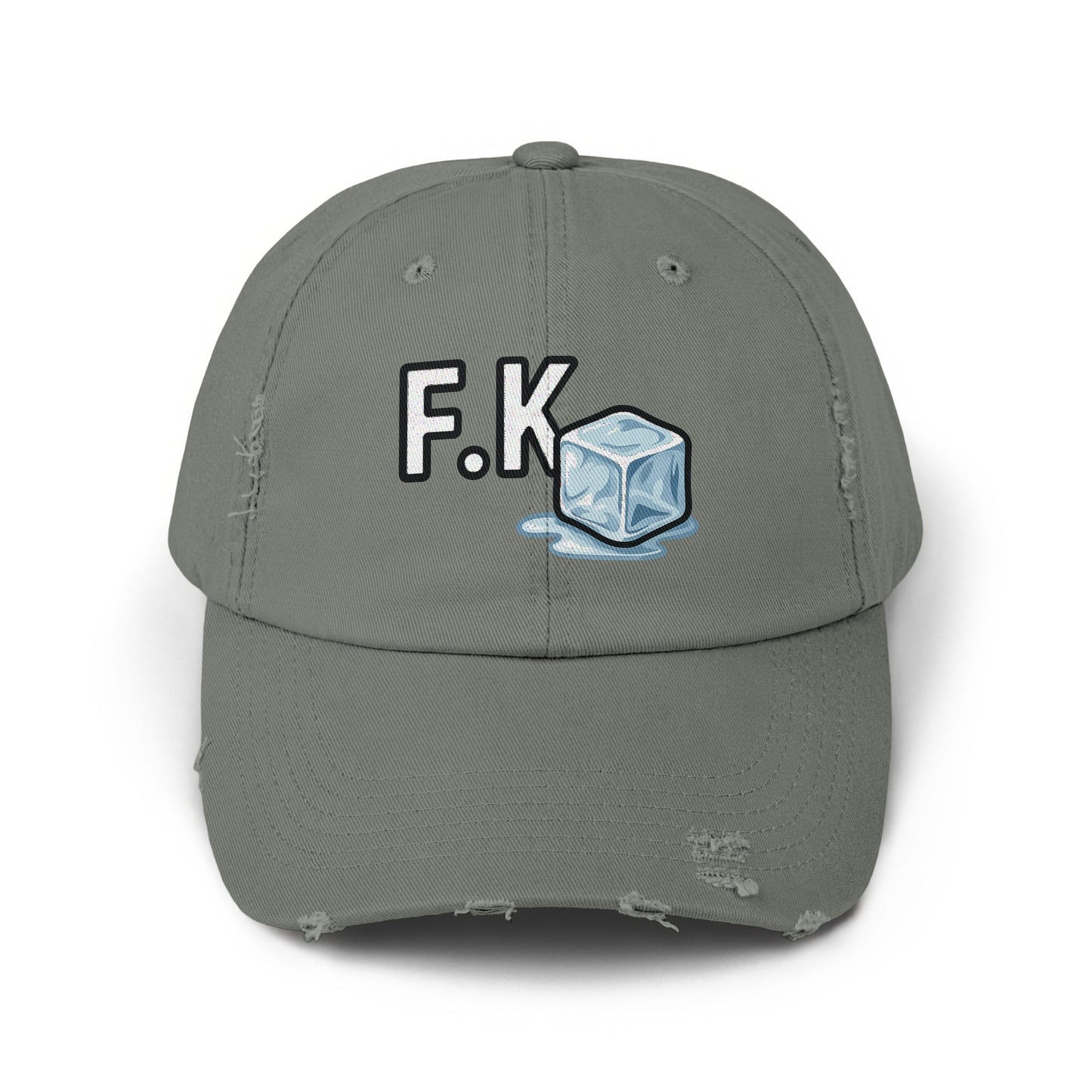 Funny Distressed Cap with Ice Cube Design product type