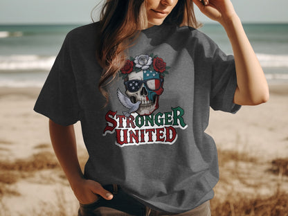 Stronger United Skull Design T-Shirt product