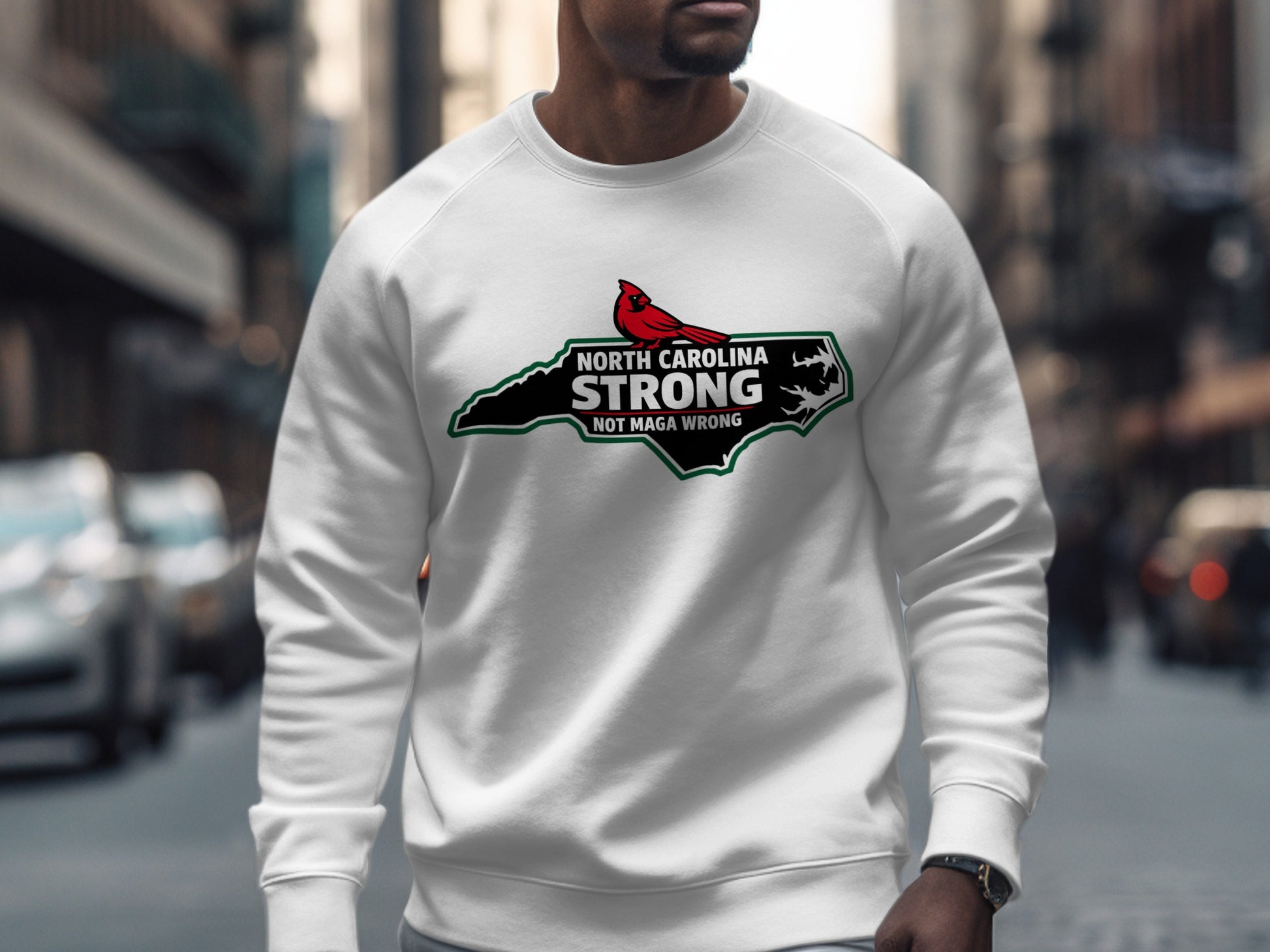 North Carolina Strong Not MAGA Wrong Sweatshirt