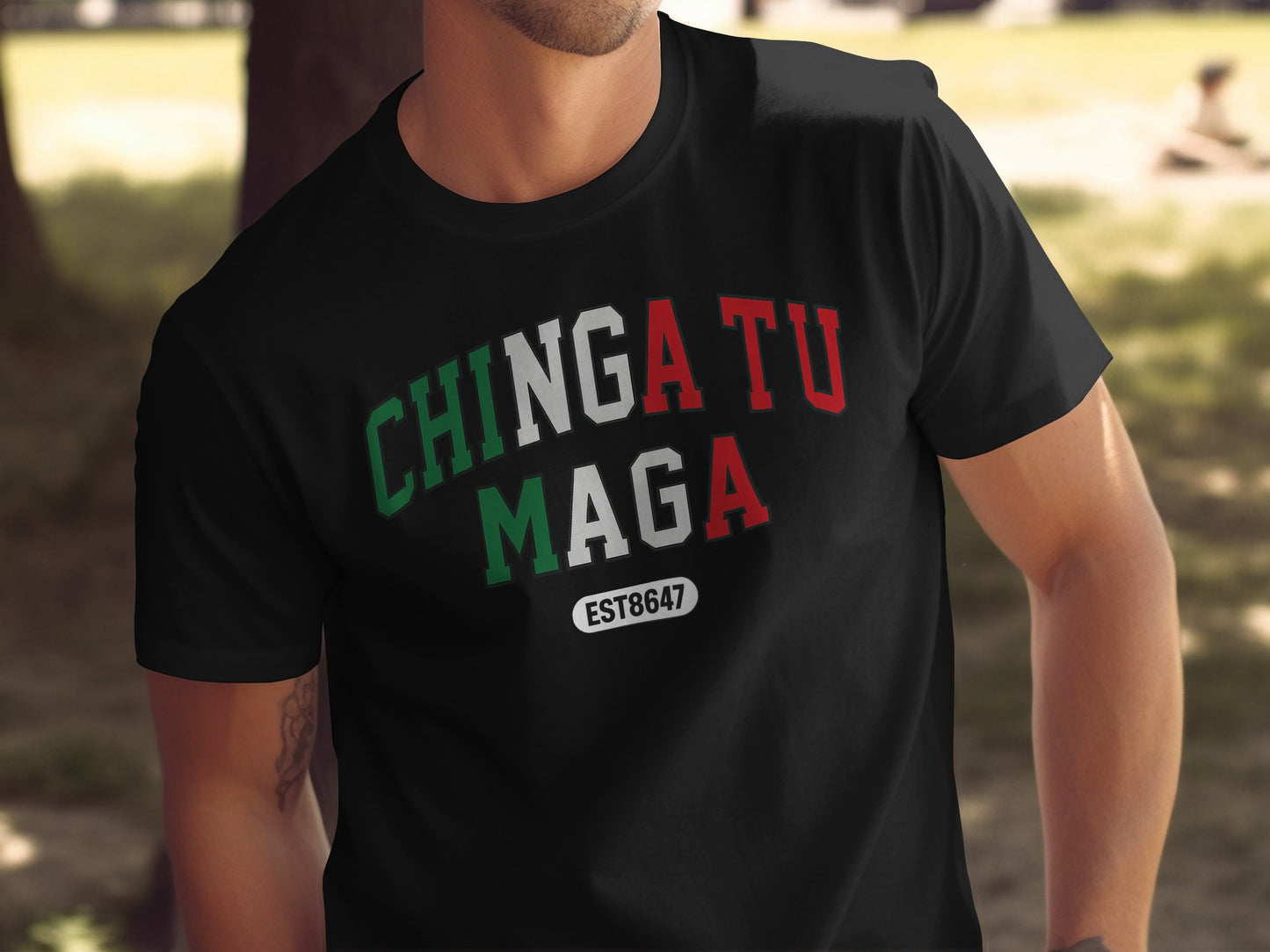 Unique ChingaTu Maga EST8647 Graphic Tee