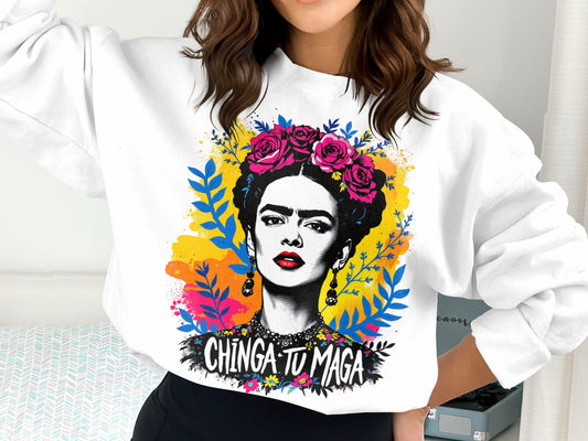 Unique Chinga Tu Maga Graphic Design Sweatshirt product