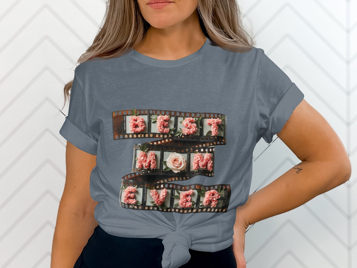 Best Mom Ever Floral Design Graphic Tee product