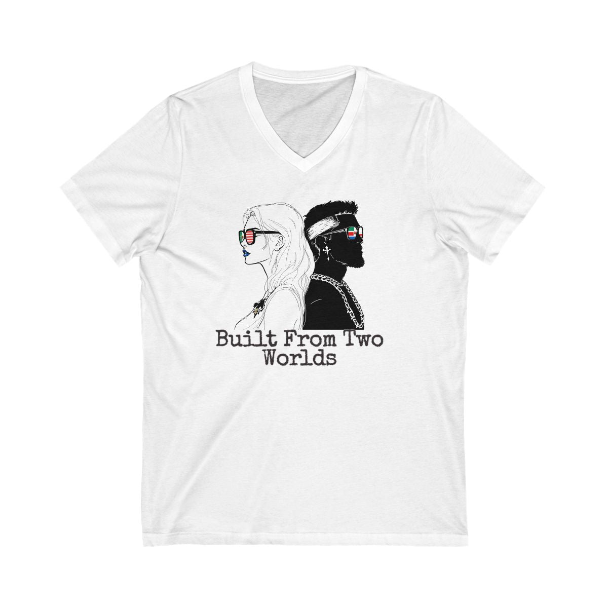 Built From Two Worlds Poster Print T-Shirt product type