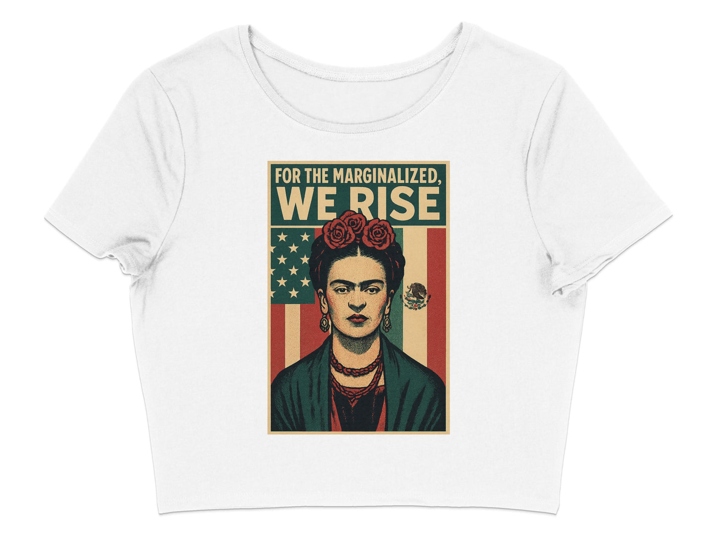 For The Marginalized We Rise Graphic Crop Top product