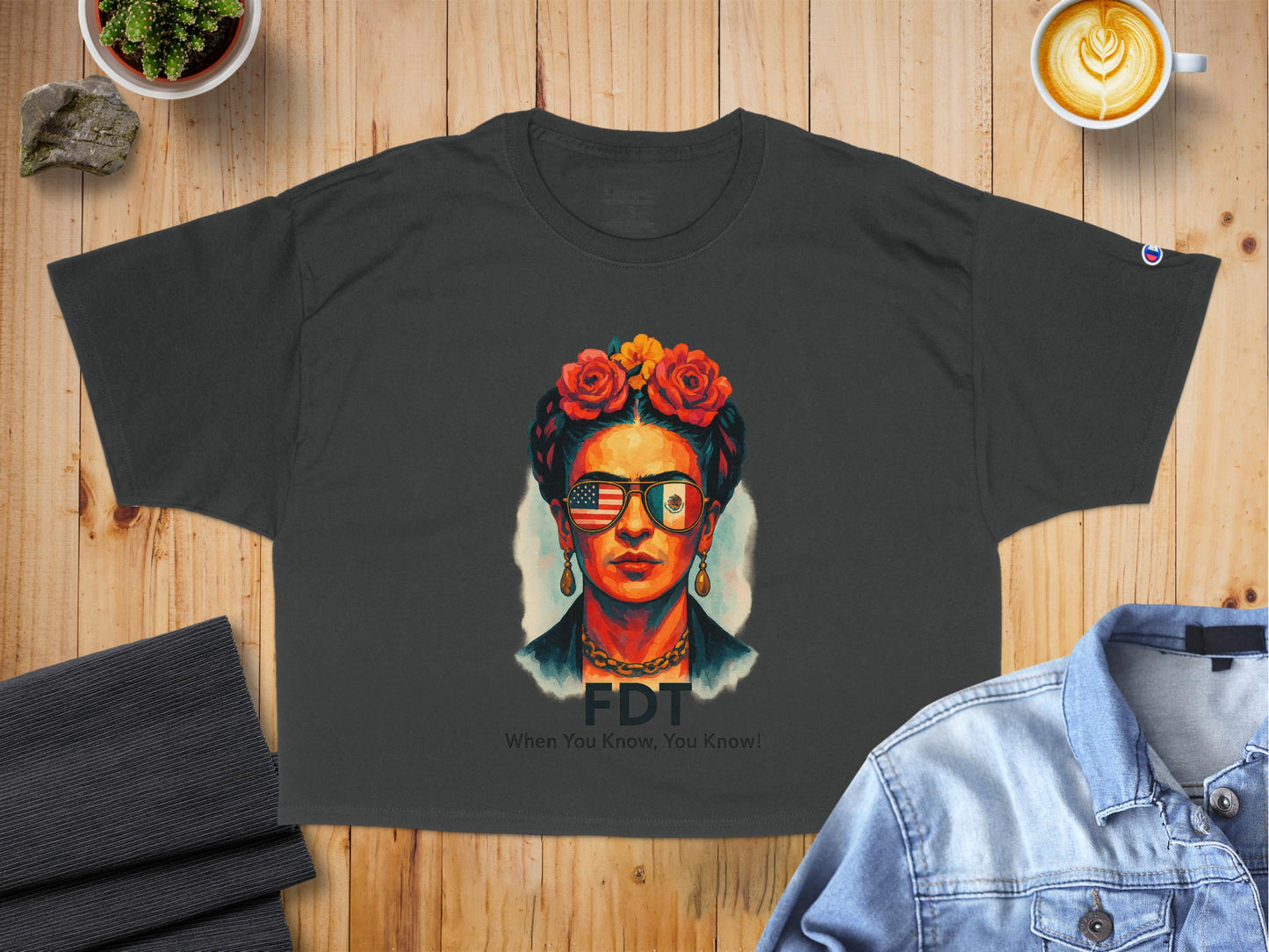 Stylish FDT Graphic Tee with Unique Print Design product